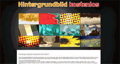 Desktop Screenshot of hintergrundbildkostenlos.net